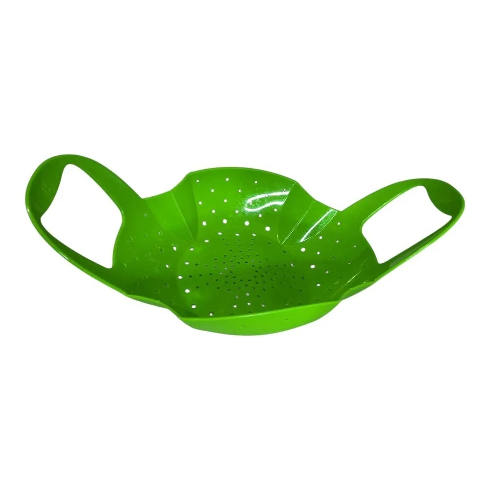 OXO Softworks Green Silicone Steamer Basket Sling ~ Interlock Handles